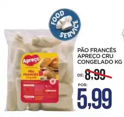 Apoio Mineiro Pão francês apreço cru congelado oferta