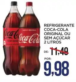Apoio Mineiro Refrigerante coca-cola original ou açúcar oferta
