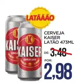 Apoio Mineiro Cerveja kaiser latão oferta