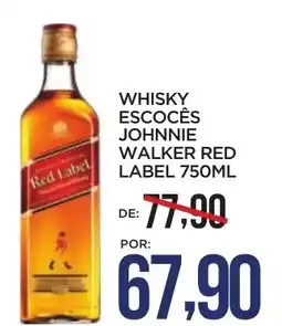 Apoio Mineiro Whisky escocês johnnie walker red label oferta