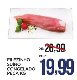 Apoio Mineiro Filezinho suíno congelado peça oferta