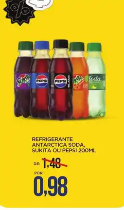 Apoio Mineiro Refrigerante antarctica soda, sukita ou pepsi oferta