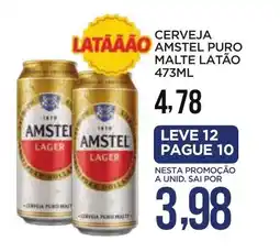 Apoio Mineiro Cerveja amstel puro malte latão oferta
