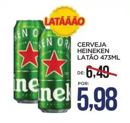 Apoio Mineiro Cerveja heineken latão oferta