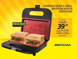 Lojas Cem Sanduicheira e grill britânia bgr16 oferta