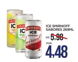 Apoio Mineiro Ice smirnoff sabores oferta
