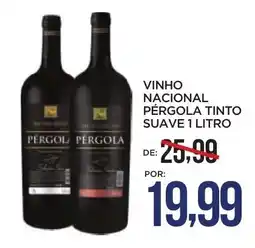 Apoio Mineiro Vinho nacional pérgola tinto suave oferta