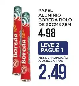 Apoio Mineiro Papel alumínio boreda rolo oferta