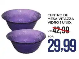 Apoio Mineiro Centro de mesa vitazza vidro 1 unid. oferta