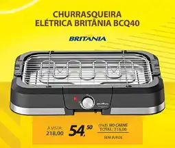 Lojas Cem Churrasqueira elétrica britânia bcq40 oferta