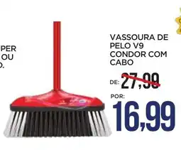 Apoio Mineiro Vassoura de pelo v9 condor com cabo oferta