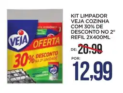 Apoio Mineiro Kit limpador veja cozinha com 30% de desconto no 2° oferta