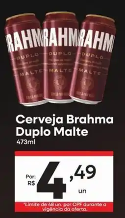 Stok Center Cerveja Brahma Duplo Malte oferta