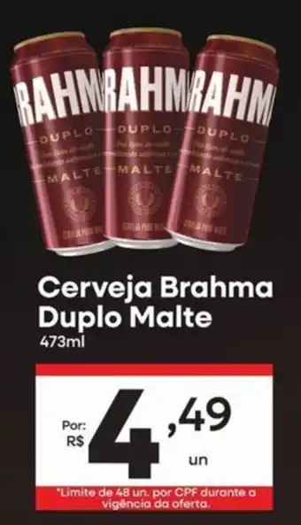 Stok Center Cerveja Brahma Duplo Malte oferta