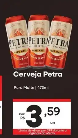 Stok Center Cerveja Petra Puro Malte oferta