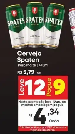 Stok Center Cerveja Spaten oferta