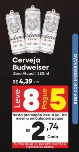 Stok Center Cerveja Budweiser oferta