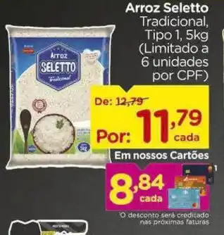 Carrefour Arroz Seletto Tradicional, Tipo oferta