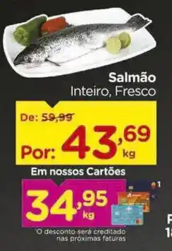 Carrefour Salmão Inteiro, Fresco oferta