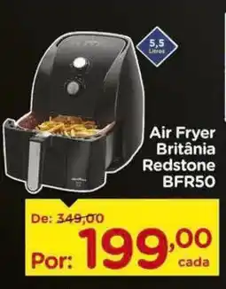 Carrefour Air Fryer Britânia Redstone BFR50 oferta