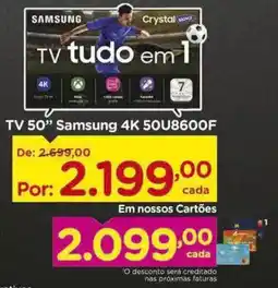 Carrefour TV 50" Samsung 4K 50U8600F oferta