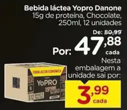 Carrefour Bebida láctea Yopro Danone 15g de proteína, Chocolate, oferta
