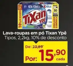Carrefour Lava-roupas em pó Tixan Ypê Tipos, oferta