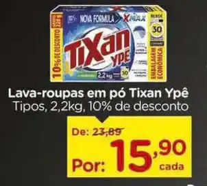Carrefour Lava-roupas em pó Tixan Ypê Tipos, oferta