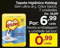 Carrefour Tapete higiênico Keldog Slim ultra dry, Odor block, oferta