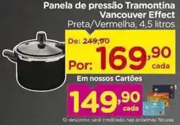 Carrefour Panela de pressão Tramontina Vancouver Effect oferta