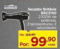 Carrefour Secador Britânia BSC2150 oferta