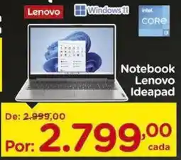 Carrefour Notebook Lenovo Ideapad oferta