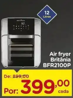 Carrefour Air fryer Britânia BFR2100P oferta