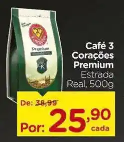 Carrefour Café 3 Corações Premium Estrada oferta