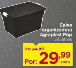 Carrefour Caixa organizadora Agraplast Pop oferta