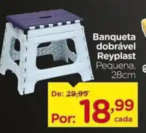 Carrefour Banqueta dobrável Reyplast oferta