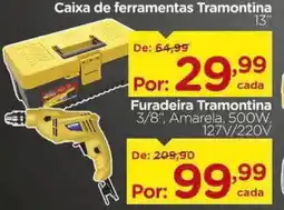 Carrefour Caixa de ferramentas Tramontina 13" oferta