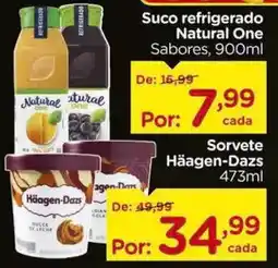 Carrefour Suco refrigerado Natural One Sabores, oferta
