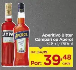 Carrefour Aperitivo Bitter Campari ou Aperol oferta