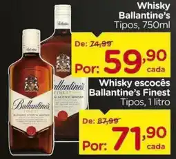 Carrefour Whisky Ballantine's Tipos, oferta