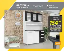 Lojas Cem Kit cozinha evidence II oferta