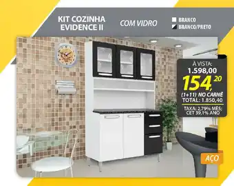 Lojas Cem Kit cozinha evidence II oferta