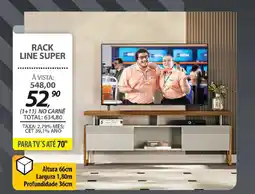 Lojas Cem Rack line super oferta