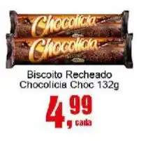 Negreiros Biscoito Recheado Chocolicia Choc oferta