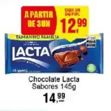 Negreiros Chocolate Lacta Sabores oferta