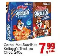Negreiros Cereal Mat Sucrilhos Kellogg's Trad. ou Choc. oferta