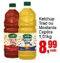 Negreiros Ketchup Trad ou Mostarda Cepéra oferta