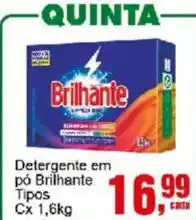 Negreiros Detergente em pó Brilhante Tipos Cx oferta