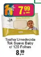 Negreiros Toalha Umedecida Tok Suave Baby c/ 120 Folhas oferta