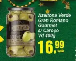 Negreiros Azeitona Verde Gran Romano Gourmet s/ Caroço Vd oferta